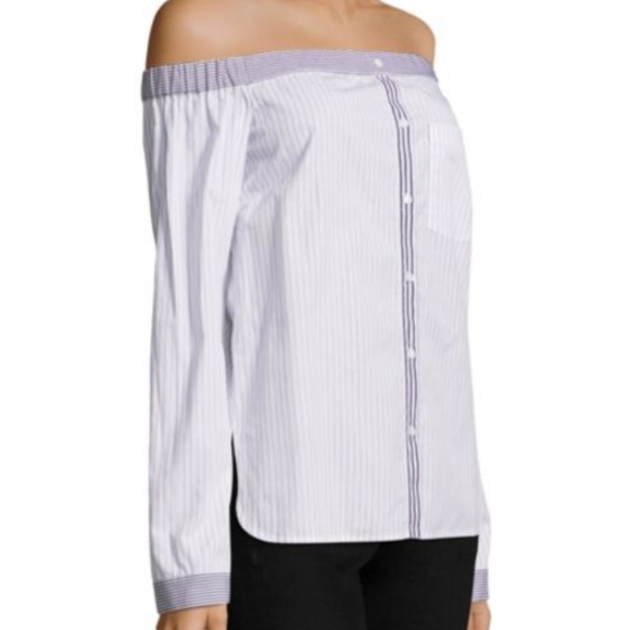 Bailey 44 Shibui Off-The-Shoulder Striped Top - Picture 4 of 5